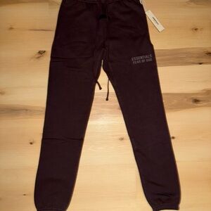 Essentials Fear of God Plum Sweatpants